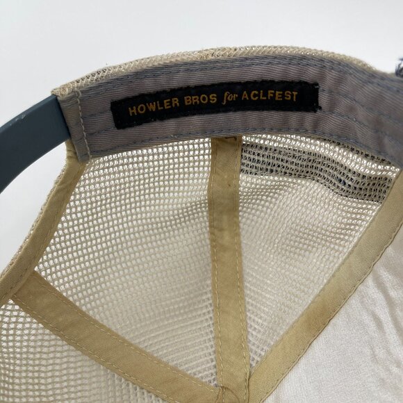 Howler Bros ACL Austin City Limits Festival Rose Embroidered Mesh Trucker Hat - Picture 9 of 14